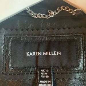 Black Leather Jacket by Karen Millen